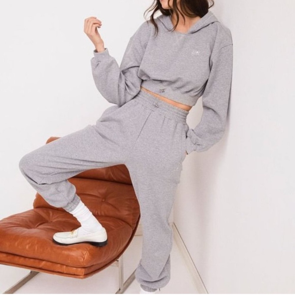 For Love And Lemons Light Gray Hoodie